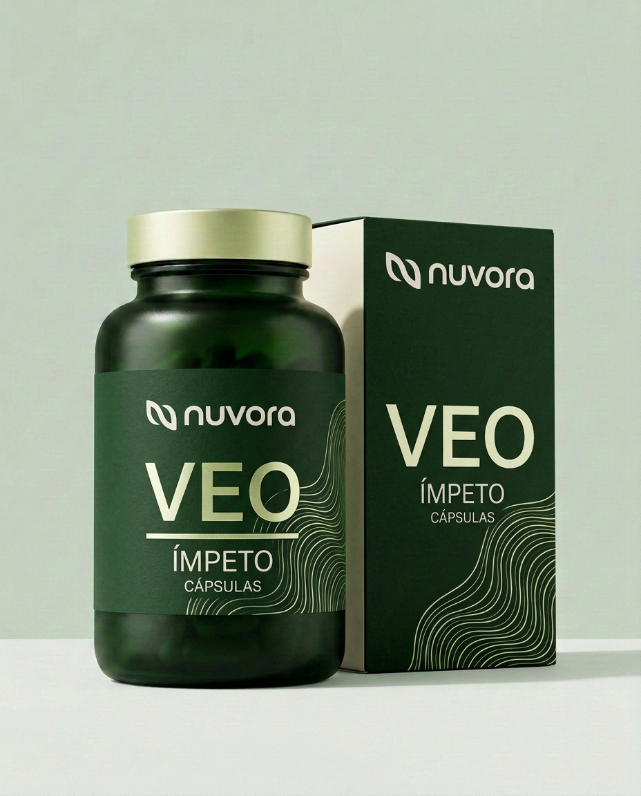 Frasco e embalagem conceituais Veo